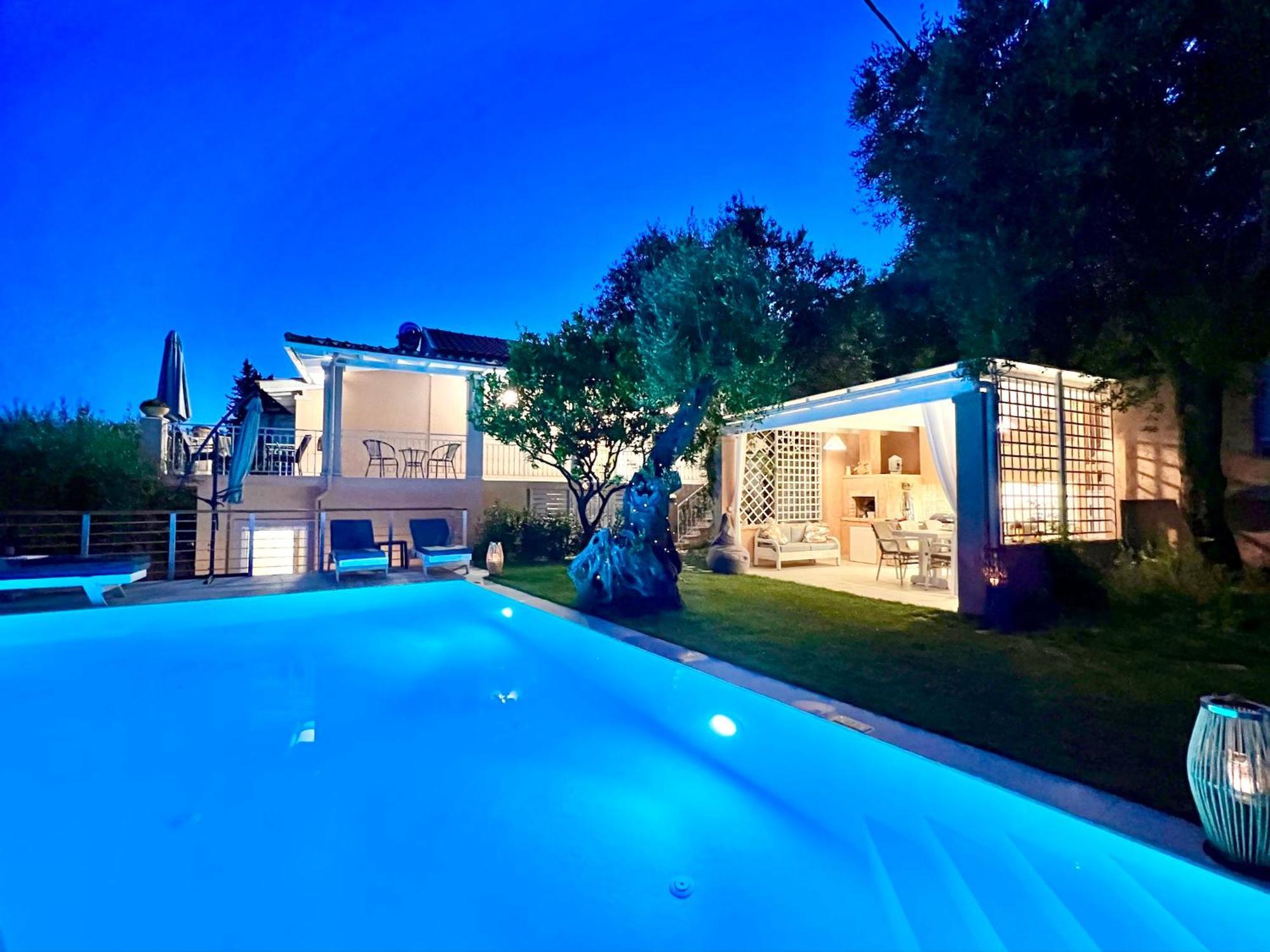 Villa Evmaria With Private Swimming Pool Spartylas Exteriér fotografie